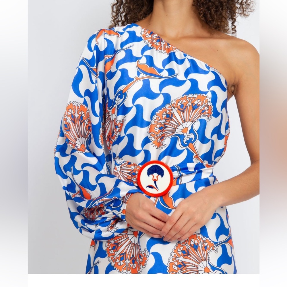 Beautiful Dress by Brazilian Brand Sinesia Karol with belt